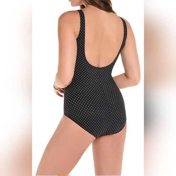 Miraclesuit Coastal Swimwear Oceanus Slimming  Resortwear V-Neckline Soft Sz 12 - Picture 3 of 16